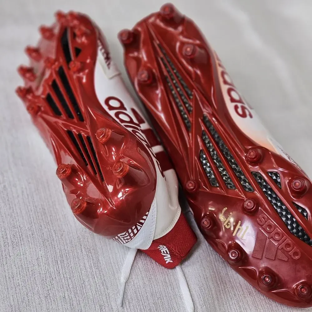 Adidas Freak X Carbon Low Top Shoes Football Cleats Men’s 15 BY3098 White Red